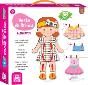 Veste e brinca alinhavos